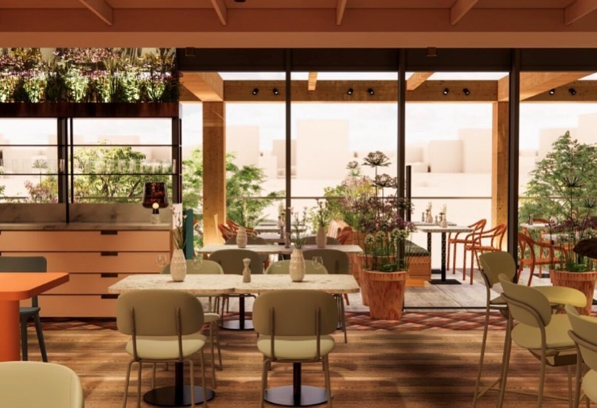 Larch - Sky Garden's new Café is coming | Bluecrow Projects: Restaurant ...